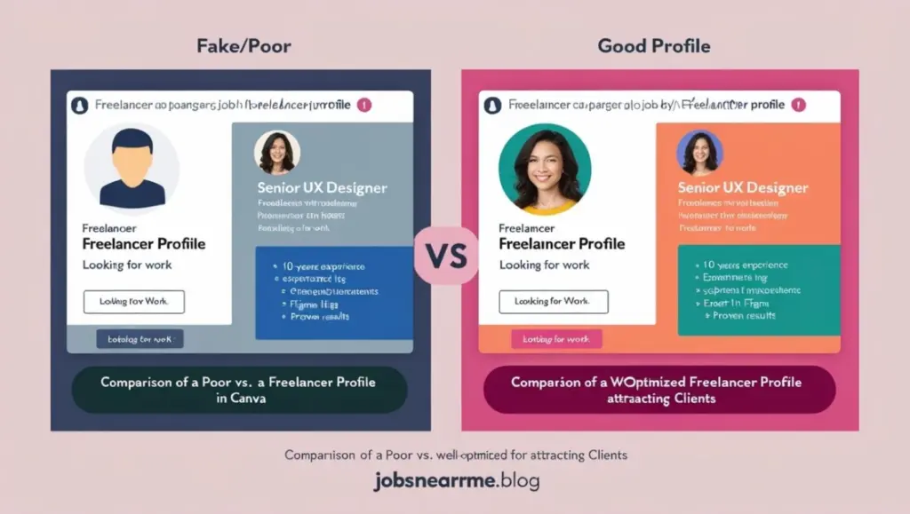 A side by side comparison Fake Poor Generic description