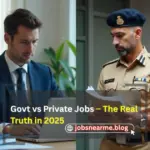 Government Jobs vs Private Jobs in India comparison 2025 – salary, perks, and lifestyle