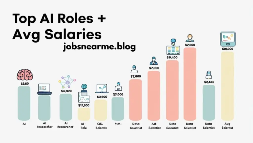 Top AI Roles + Avg Salaries