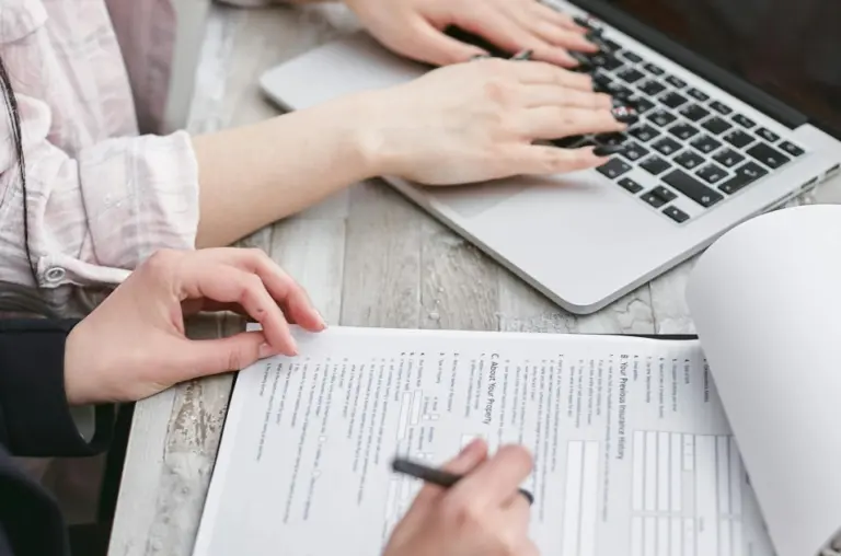 Remote Loan Processor working on construction loan files