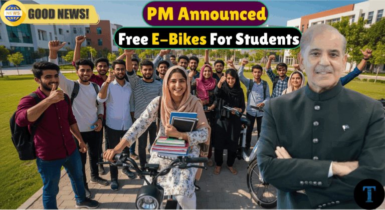 PM Shehbaz Sharif Unveils Free Electric Bikes Initiative for Students