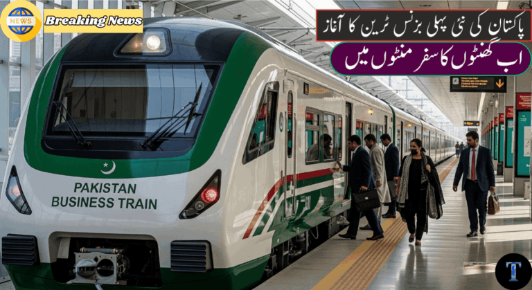 Pakistan’s First Business-Class Train Launches Here's Why It Stands Out