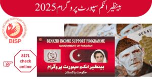 BISP 8171 Benazir Income Support Program lu