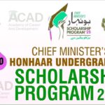Chief Minister Honhaar 30000 Undergraduate Scholarship Program 2025