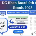 DG Khan Board 9th Class Result 2025