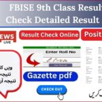 FBISE 9th Class Result 2025 Check Detailed Result Online