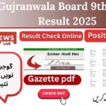 Gujranwala Board 9th Class Result 2025