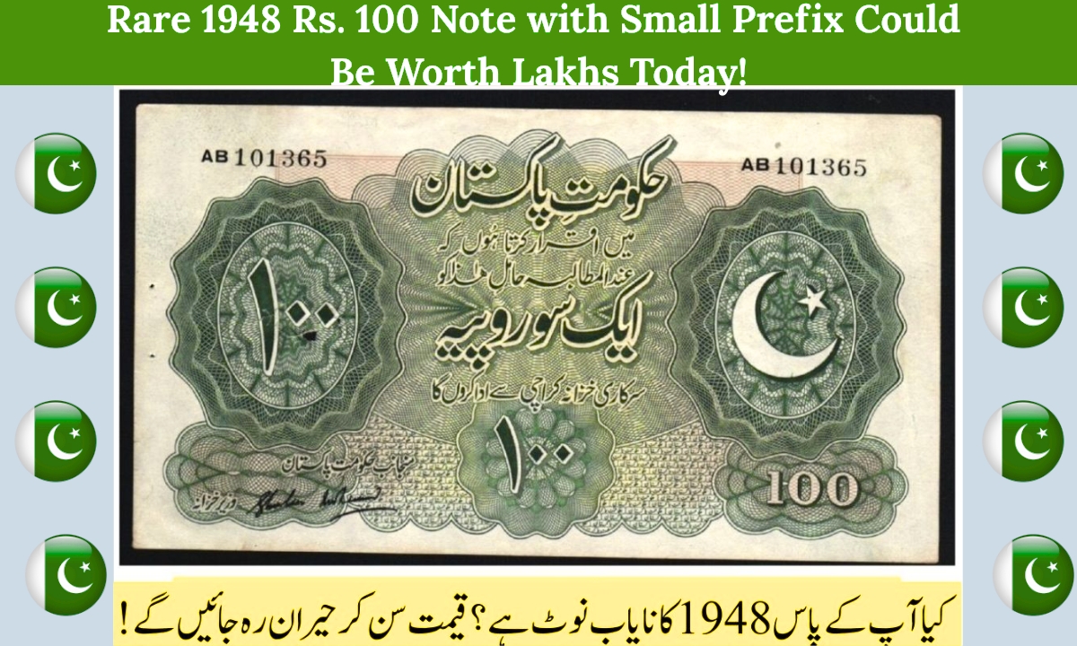 Historic 1948 Pakistani Currency Note Now Commands Premium Collector Prices