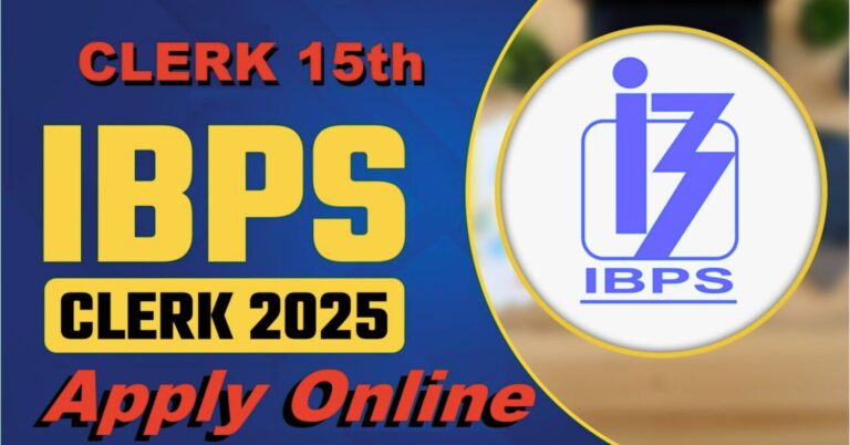 IBPS Clerk 15th Recruitment 2025