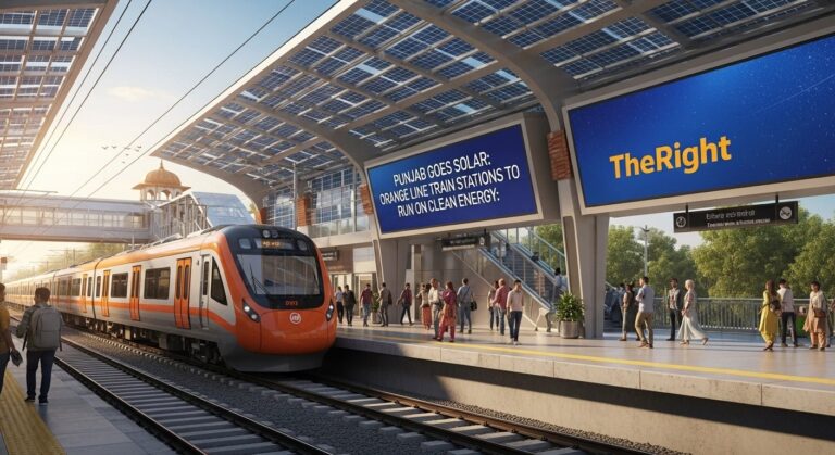 Punjab Goes Solar Orange Line Train Stations to Run on Clean Energy TheRigh